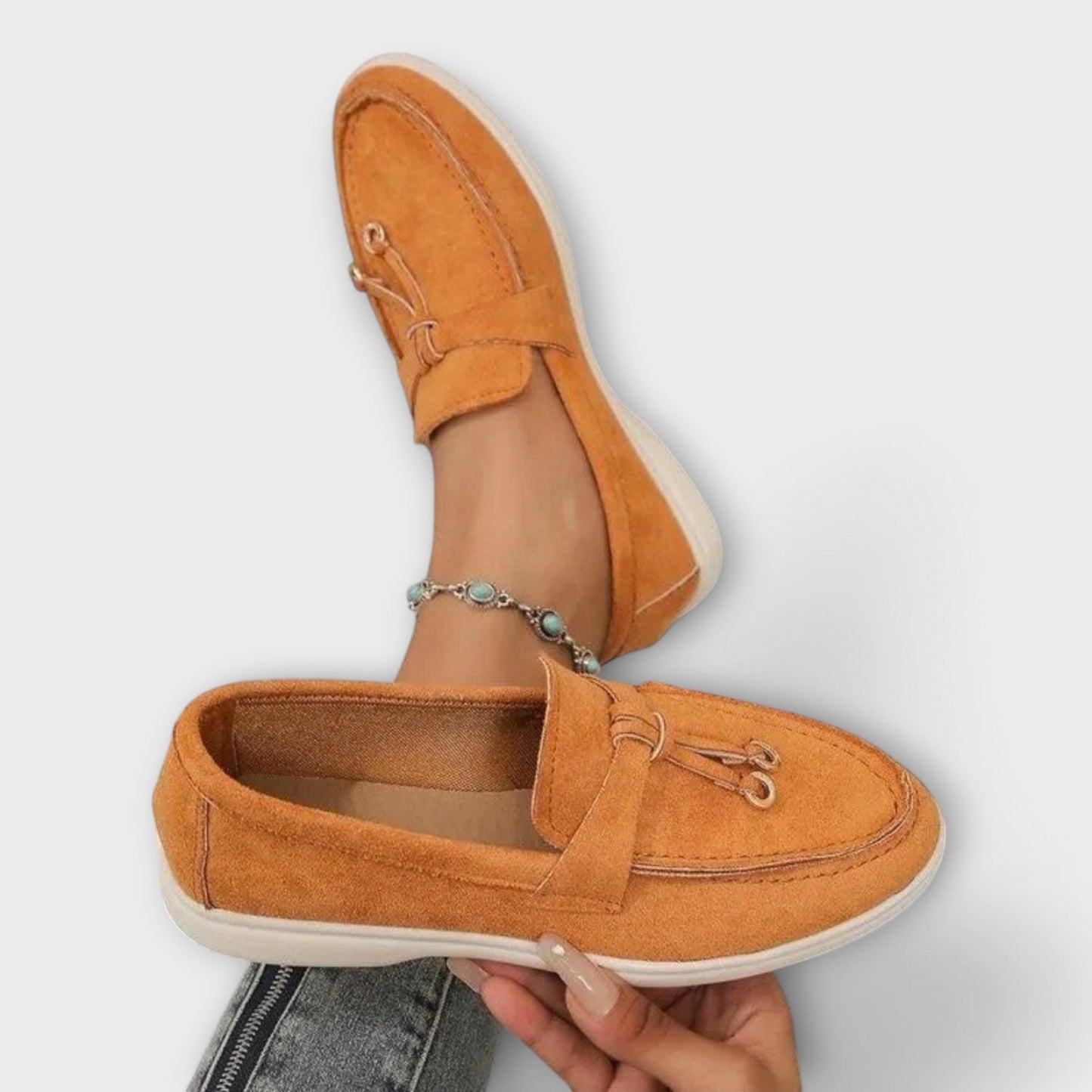 Jenine | Loafers with Metal Tassel Detail