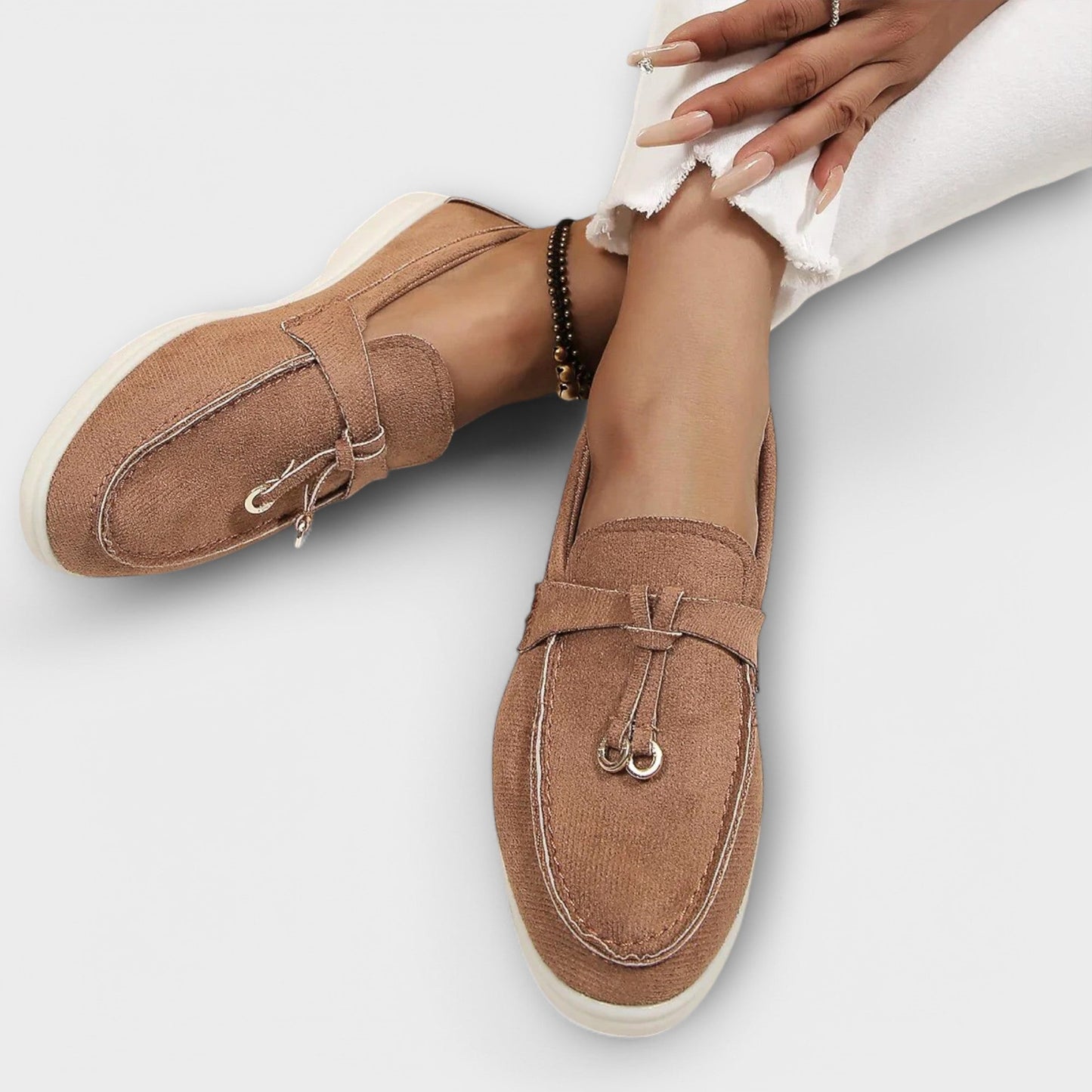 Jenine | Loafers with Metal Tassel Detail