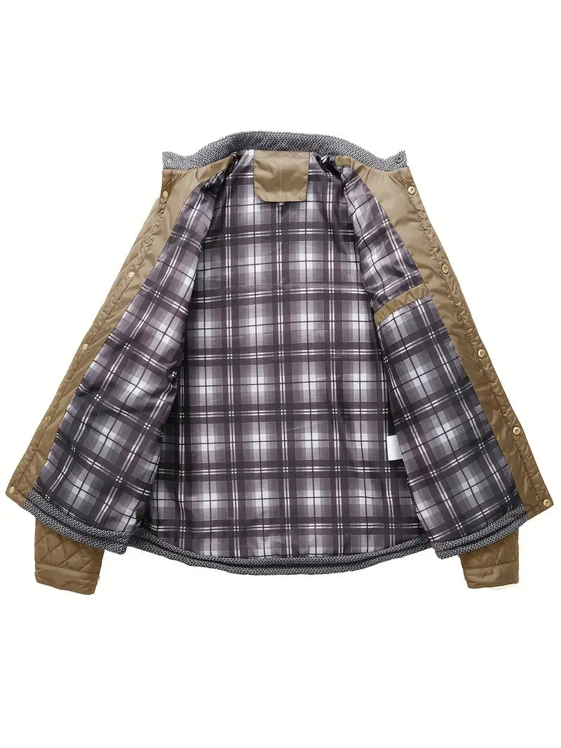 Proctor | Quilted Long Sleeve Stand Collar Jacket