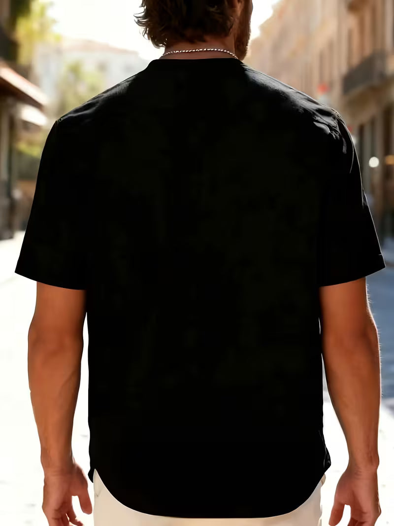 Dolan | Short Sleeve Henley Shirt With Buttons