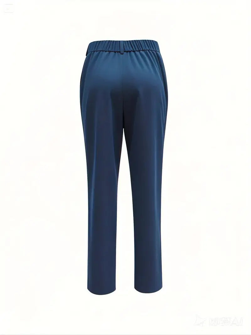 Edgardo | Pleated Slim Fit Trousers