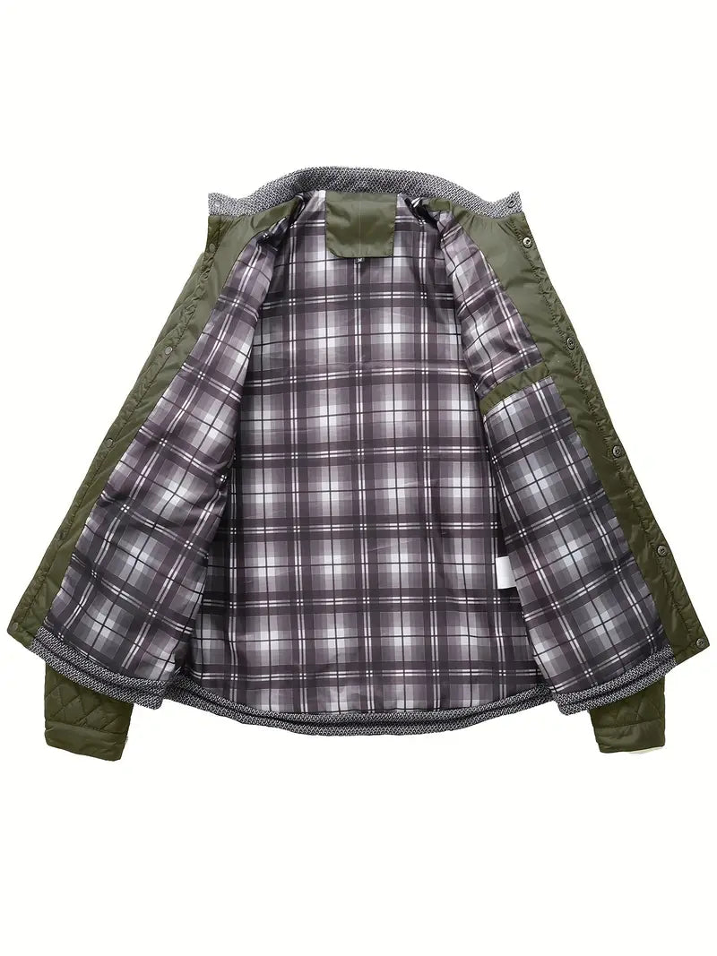 Proctor | Quilted Long Sleeve Stand Collar Jacket