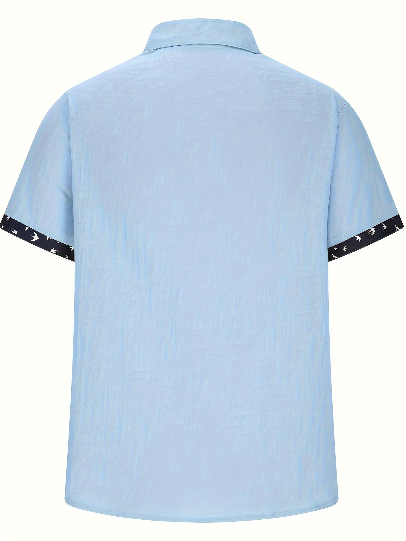 Julio - Short Sleeve Contrast Trim Button Shirt