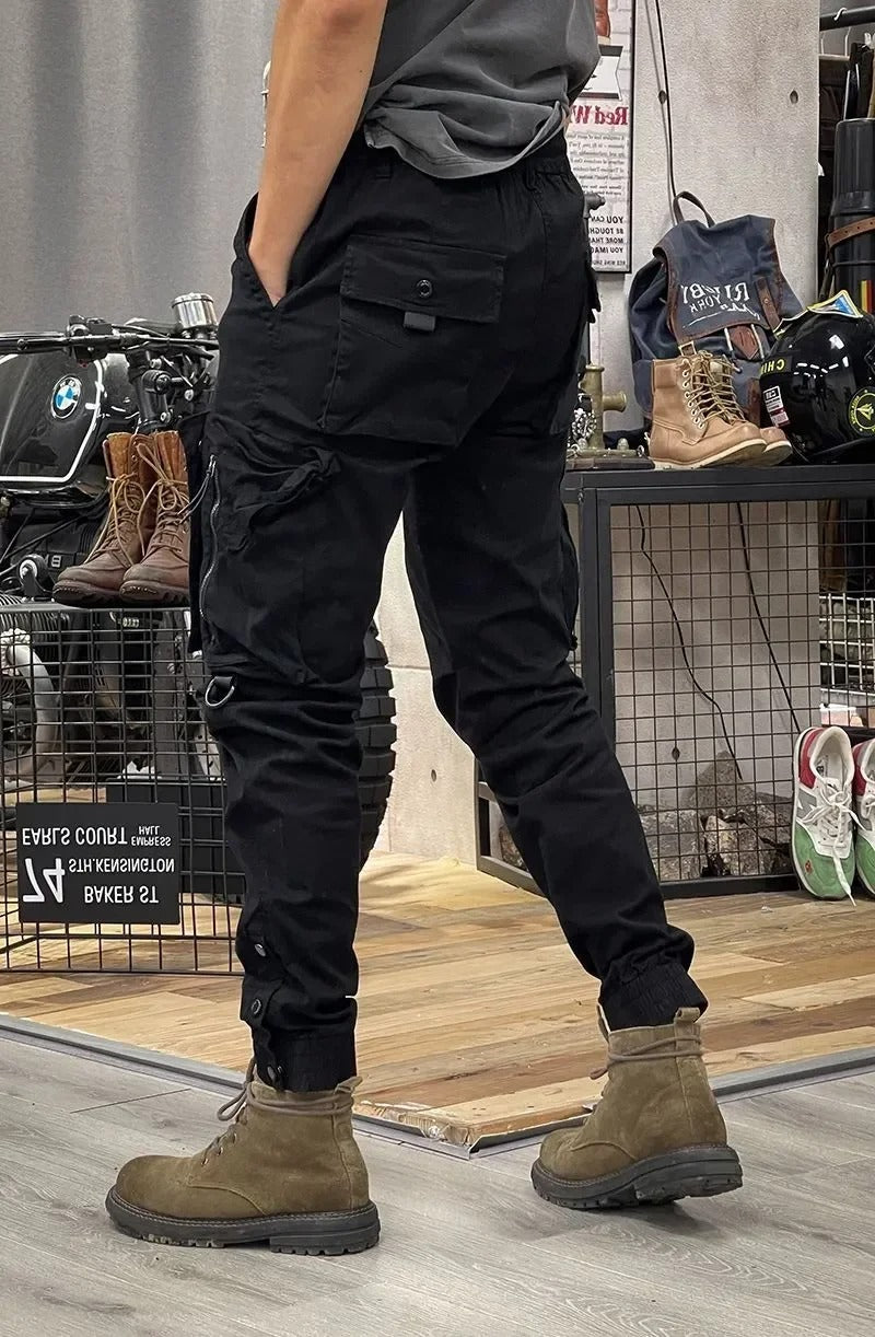 Guntram | Tapered Cargo Trousers Multi Pocket