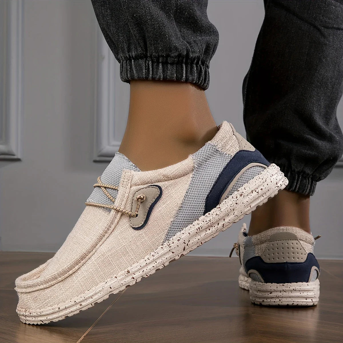 Hayes | Slip On Casual Canvas Trainers