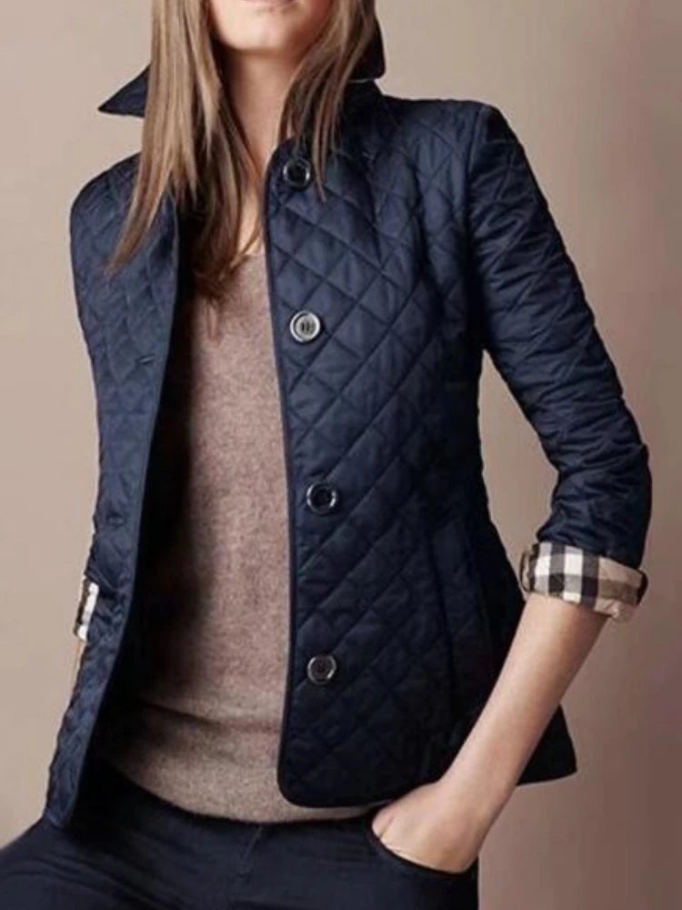 Alexa - Quilted Button Jacket