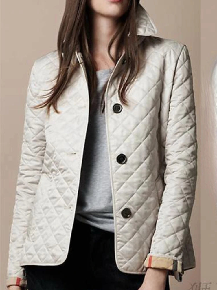 Alexa - Quilted Button Jacket