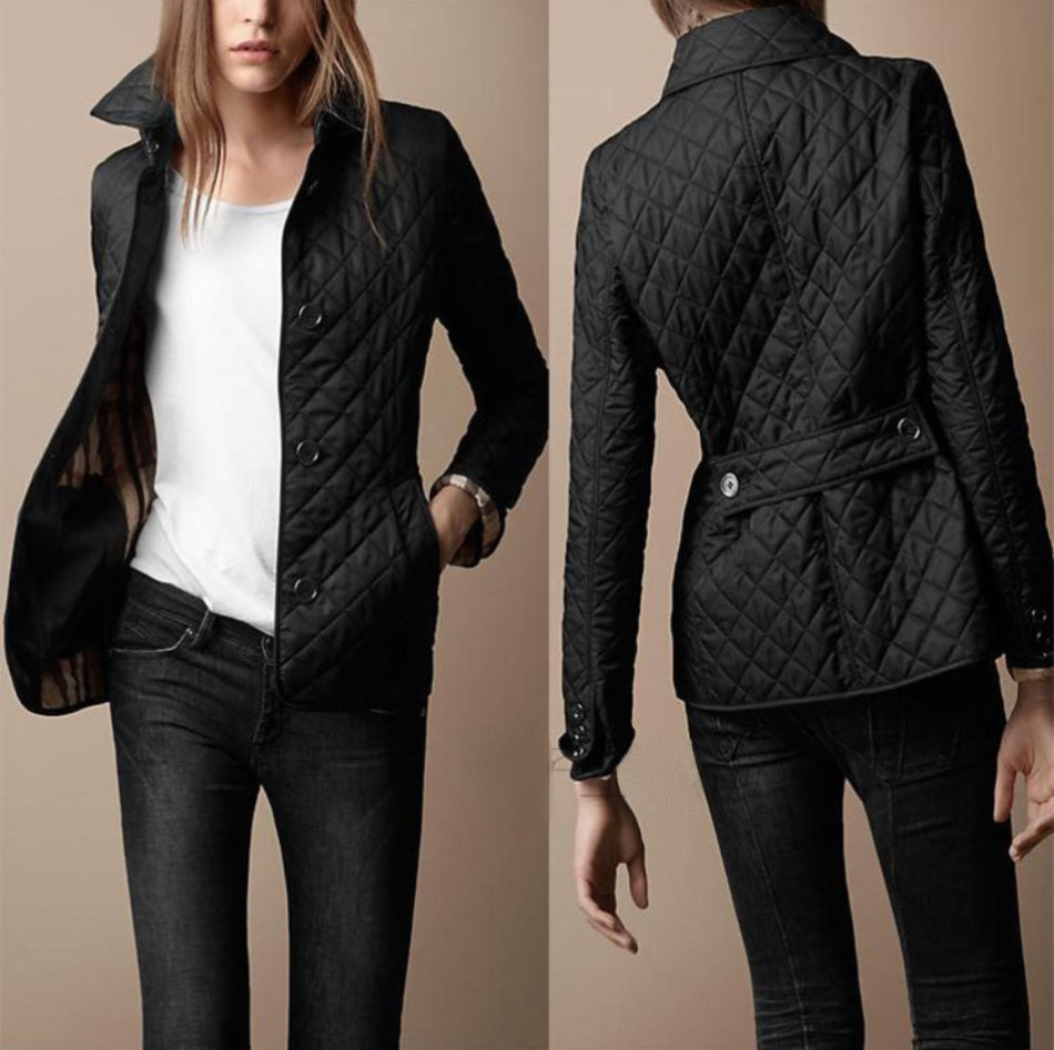Alexa - Quilted Button Jacket