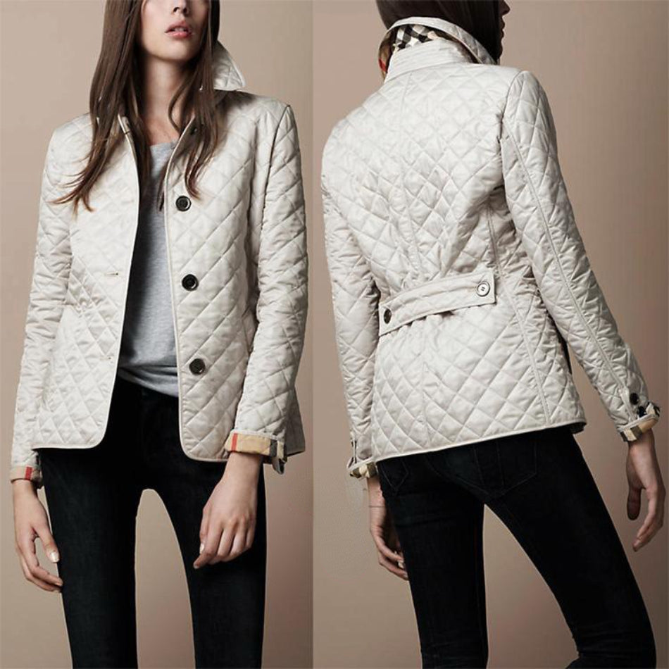 Alexa - Quilted Button Jacket