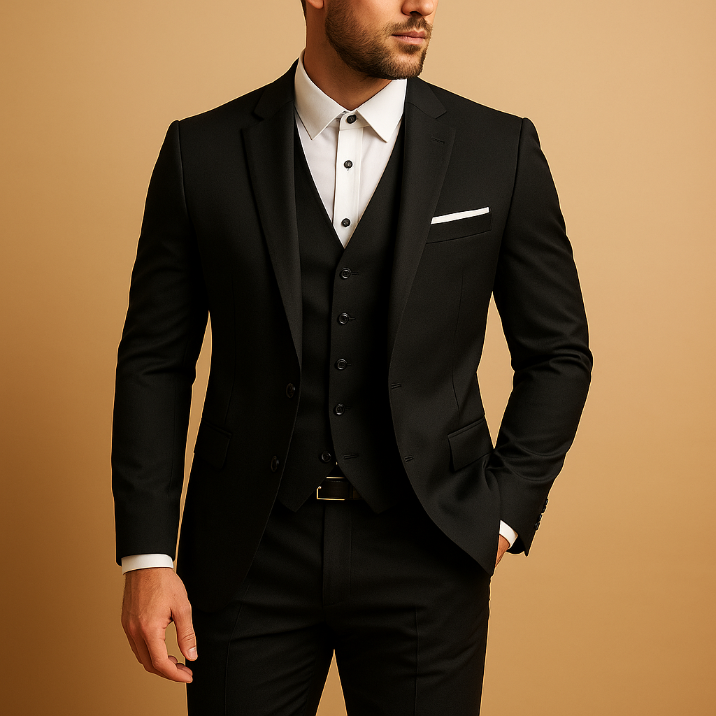 Roderick | Suit with Matching Waistcoat and Notched Lapels