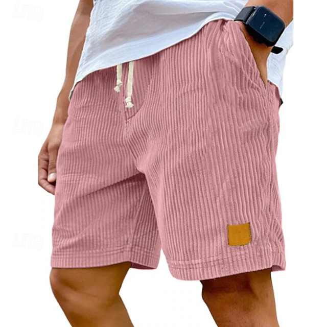 Dearen | Corduroy Shorts With Drawstring Waist