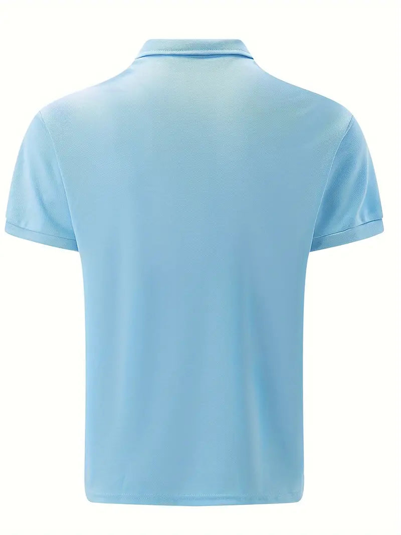 Ilan | Zip Neck Short Sleeve Polo