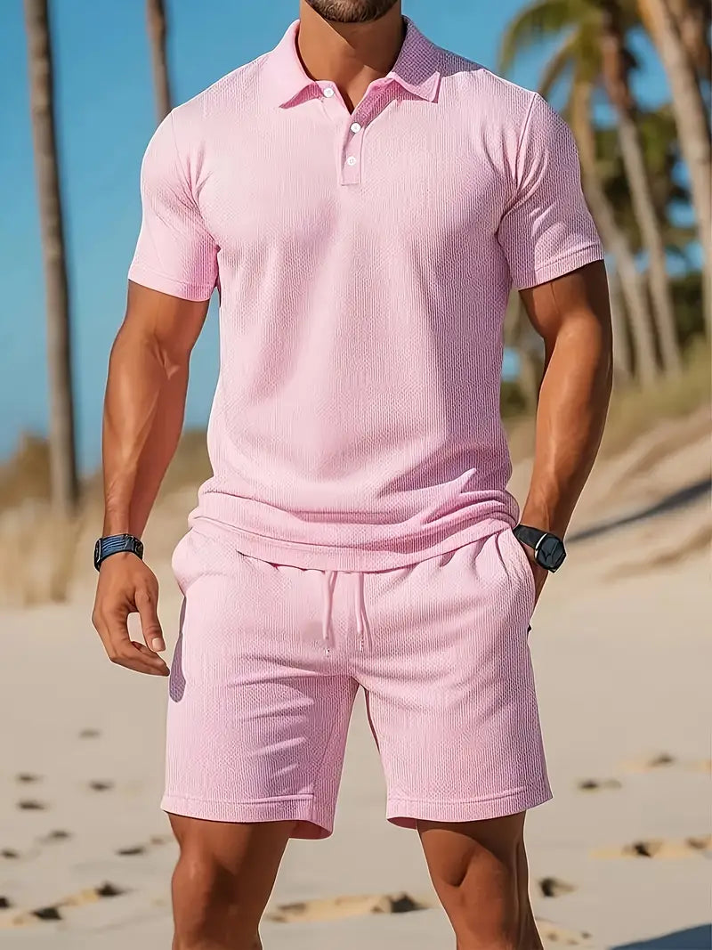 Kelvin | Polo Shirt and Shorts Set