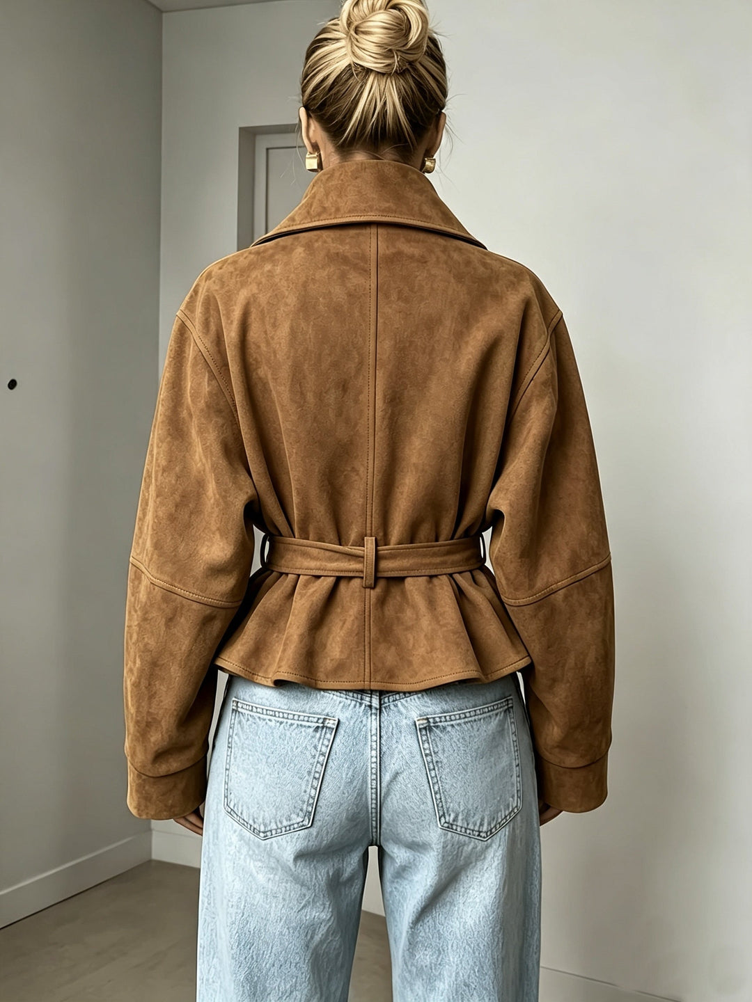 Drouin | Belted Jacket with Wide Sleeves
