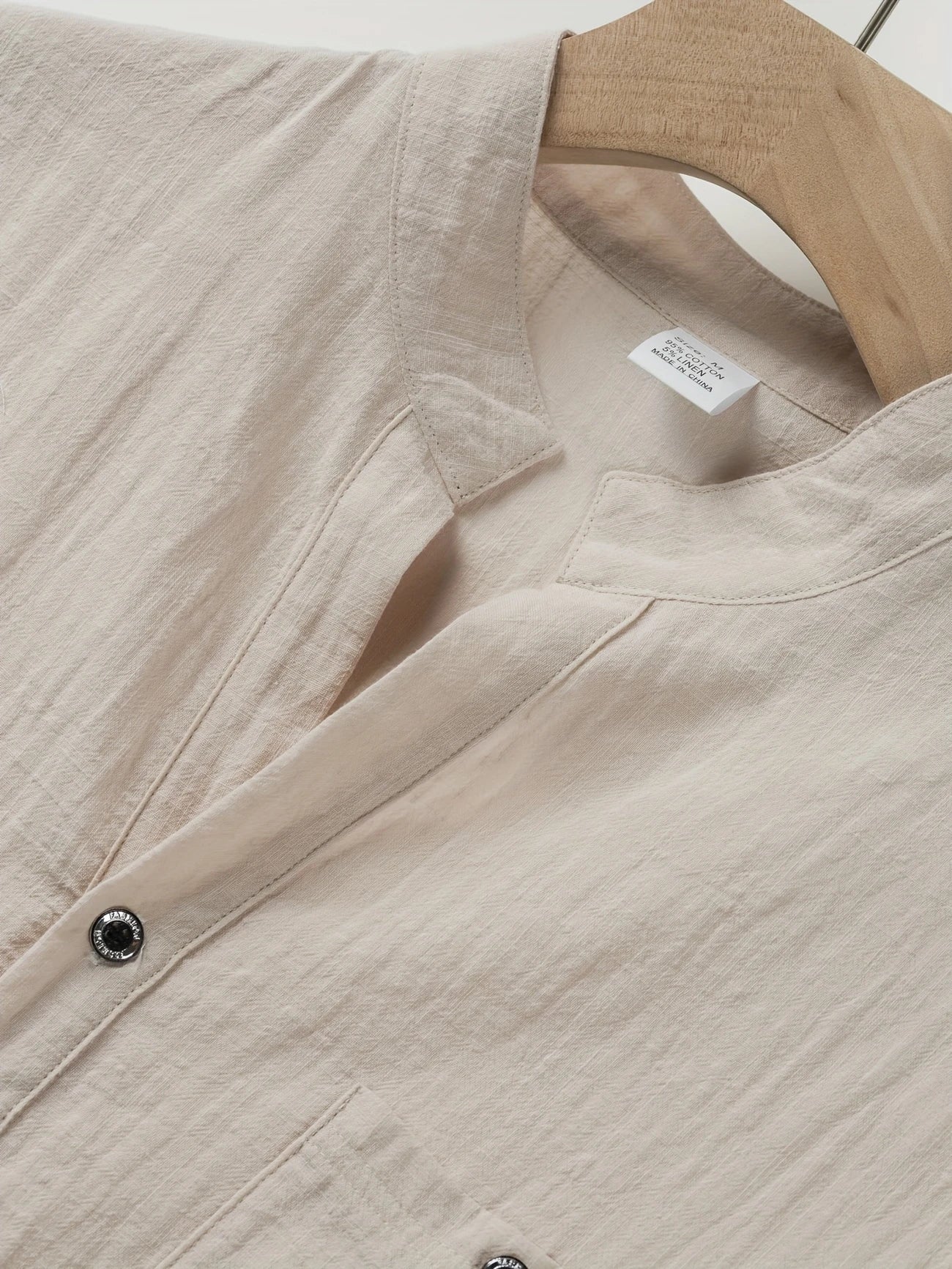 Markos | Short Sleeve Henley Shirt