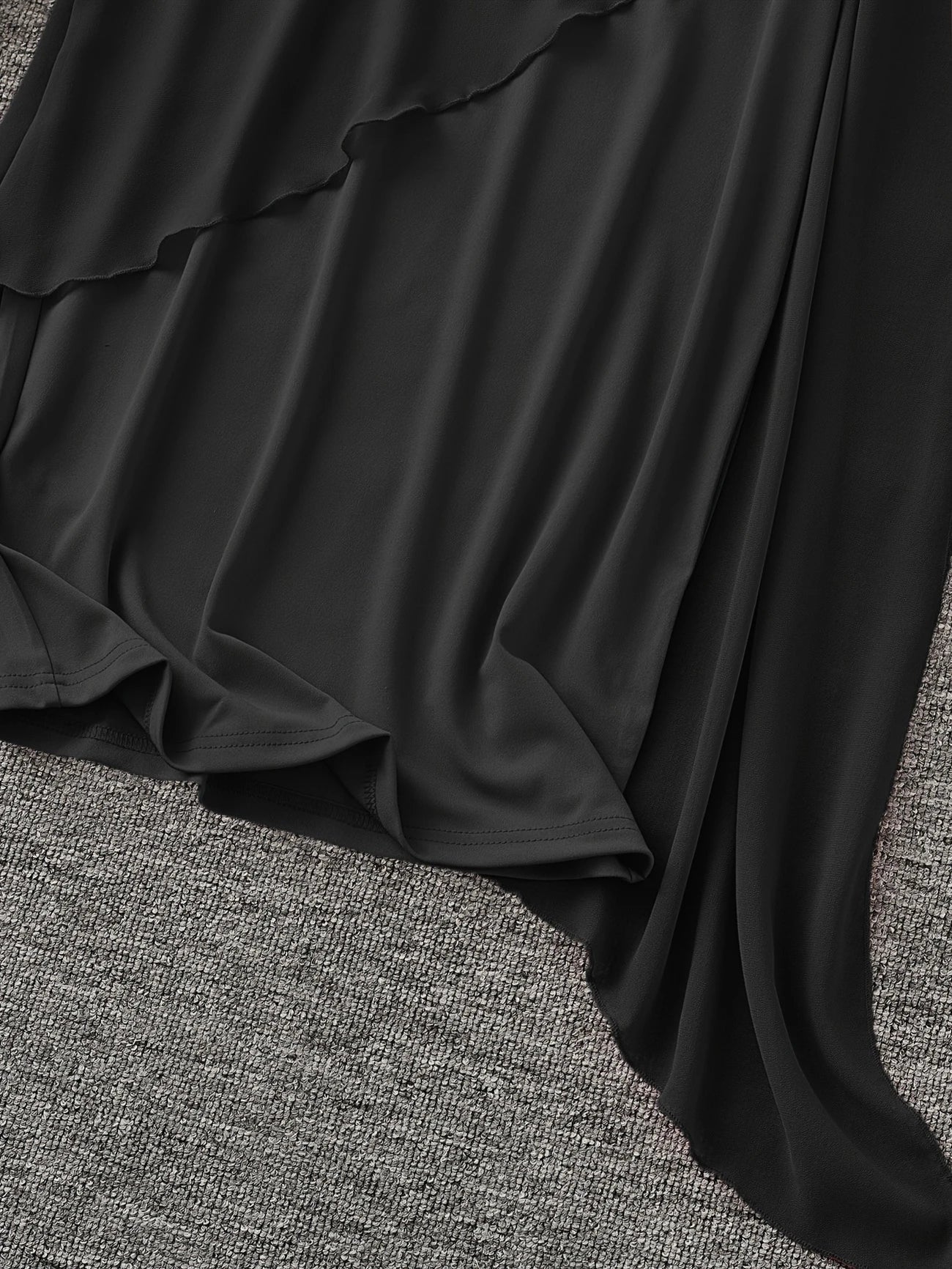 Maren | Sleeveless Asymmetric Layer Midi Dress