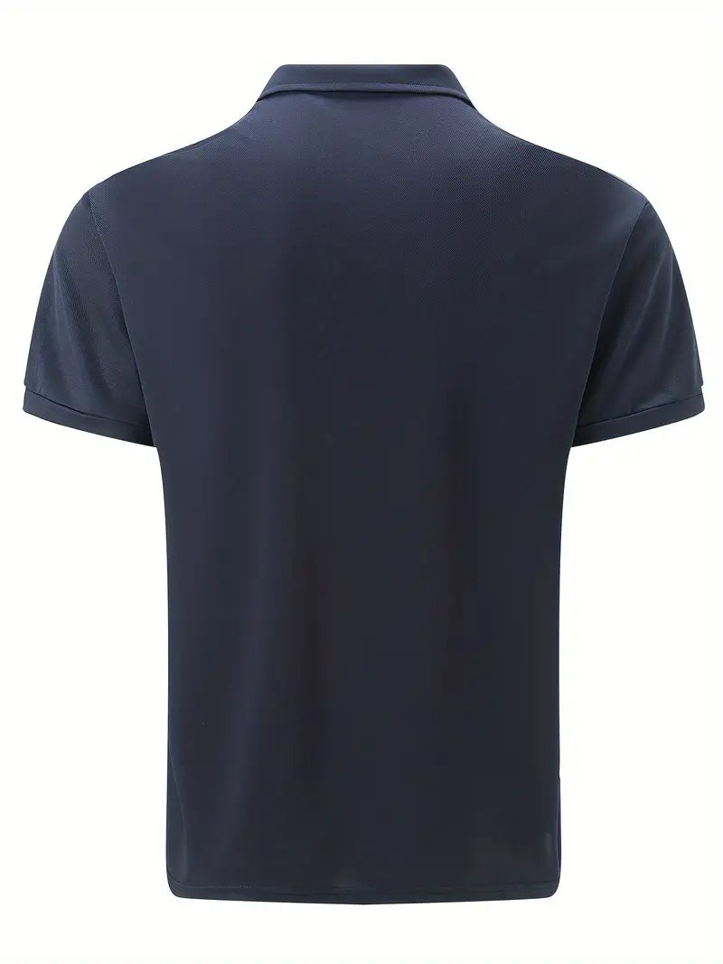 Ilan | Zip Neck Short Sleeve Polo