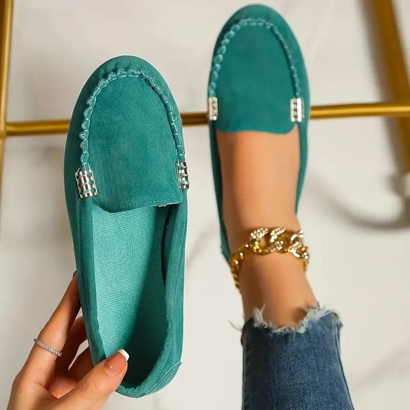 Mitsuko | Slip-On Round Toe Loafers