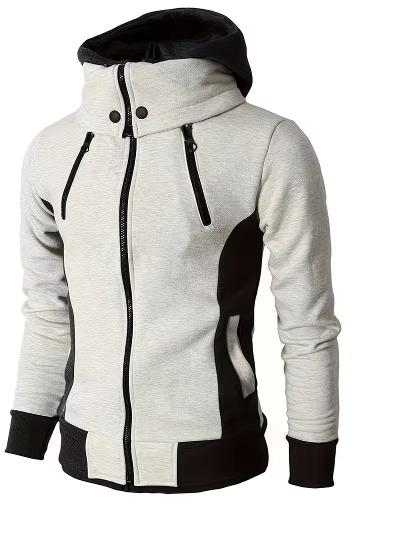 Griffiths | Hooded Colour Block Zip Jacket