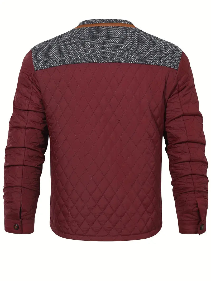 Proctor | Quilted Long Sleeve Stand Collar Jacket