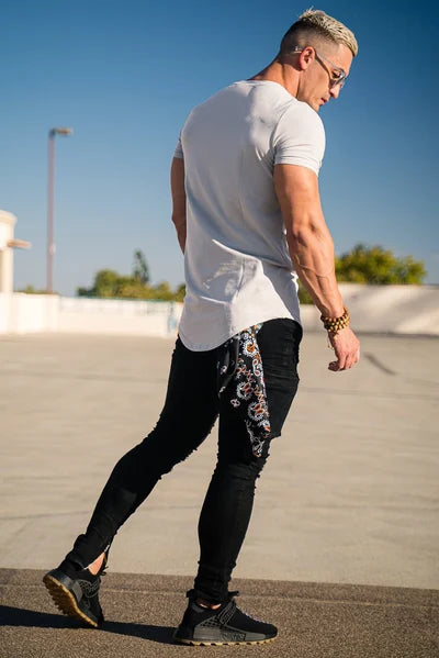 Maxwell - Curved Hem Short Sleeve T Shirt