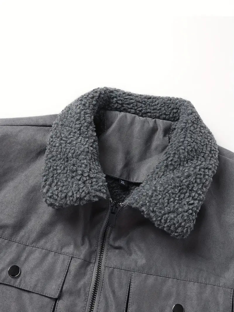 Grigory | Borg Collar Zip Jacket