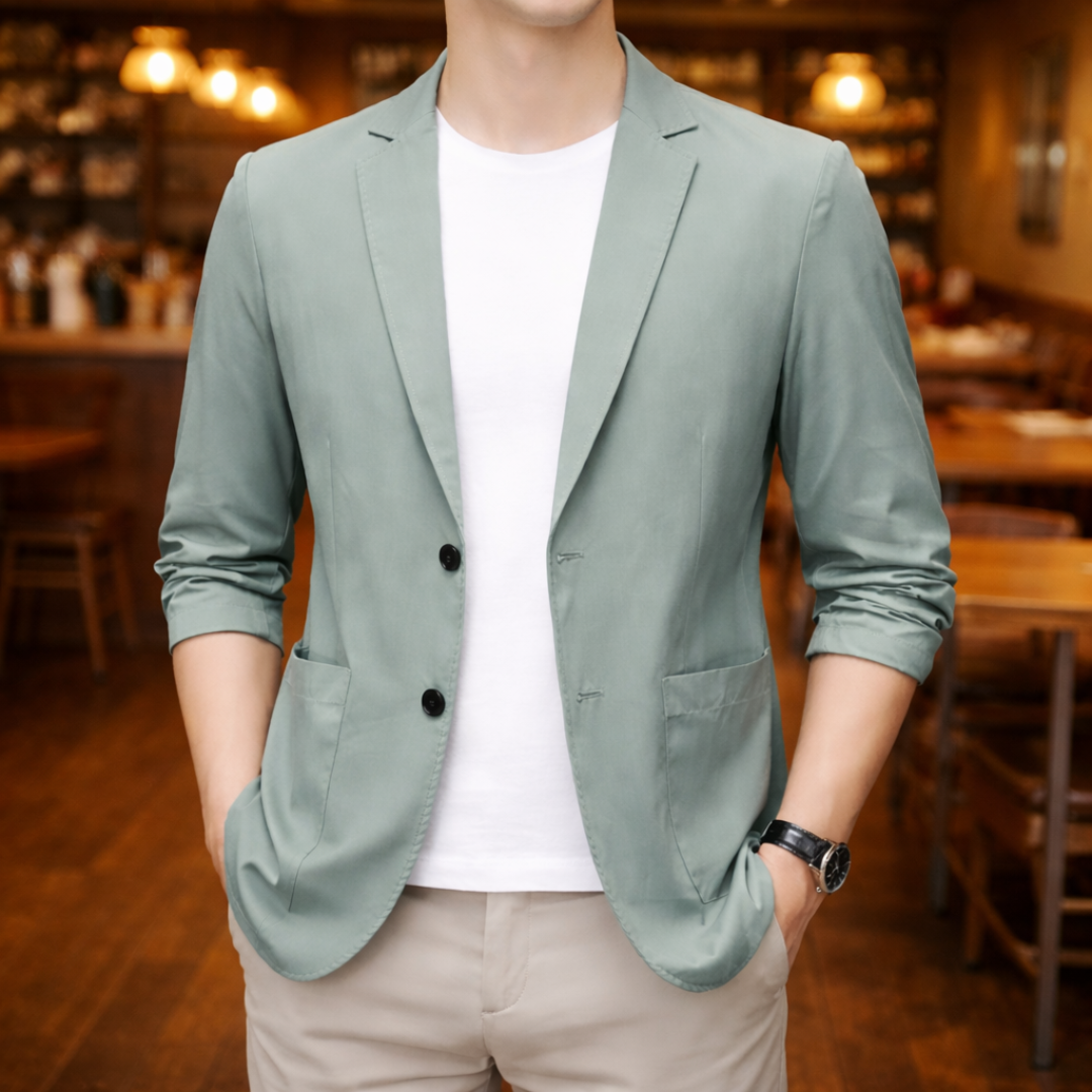 Danson | Single-Breasted Casual Tailored Blazer