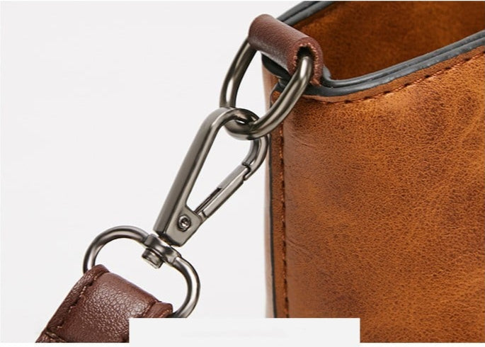 Britney | Leather-Style Multi Pocket Shoulder Bag