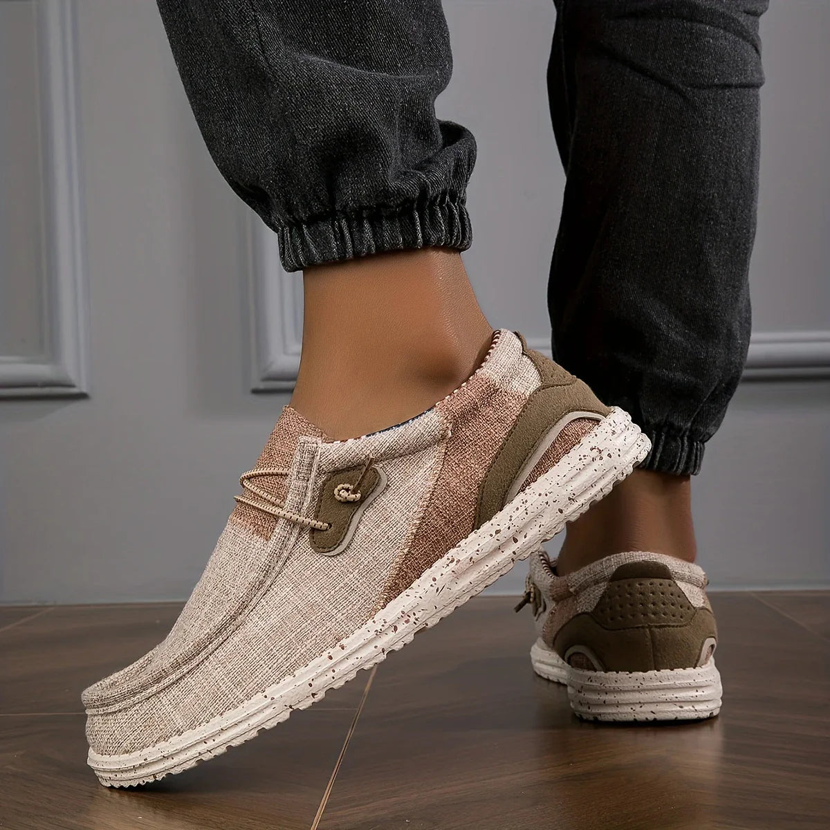 Hayes | Slip On Casual Canvas Trainers