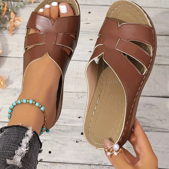 Ismera | Open Toe Slip-On Comfort Sandals