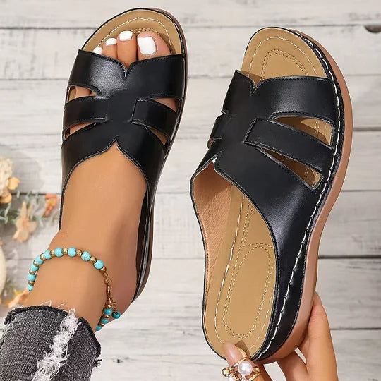 Ismera | Open Toe Slip-On Comfort Sandals