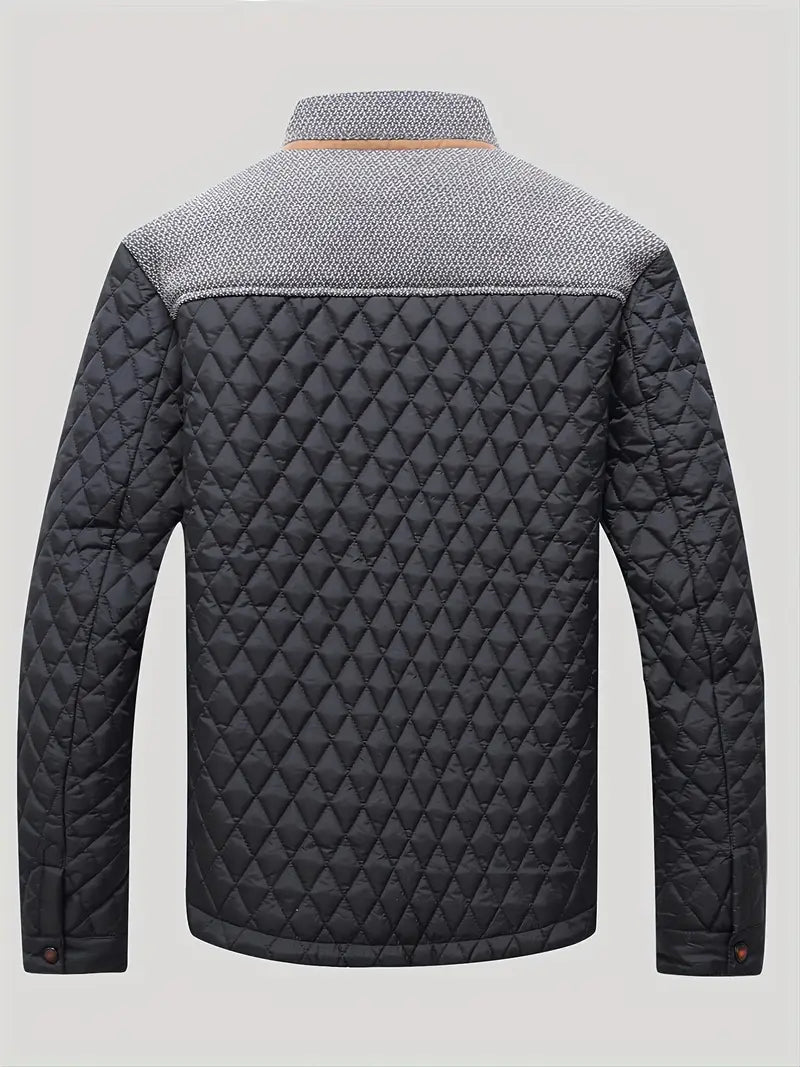Proctor | Quilted Long Sleeve Stand Collar Jacket