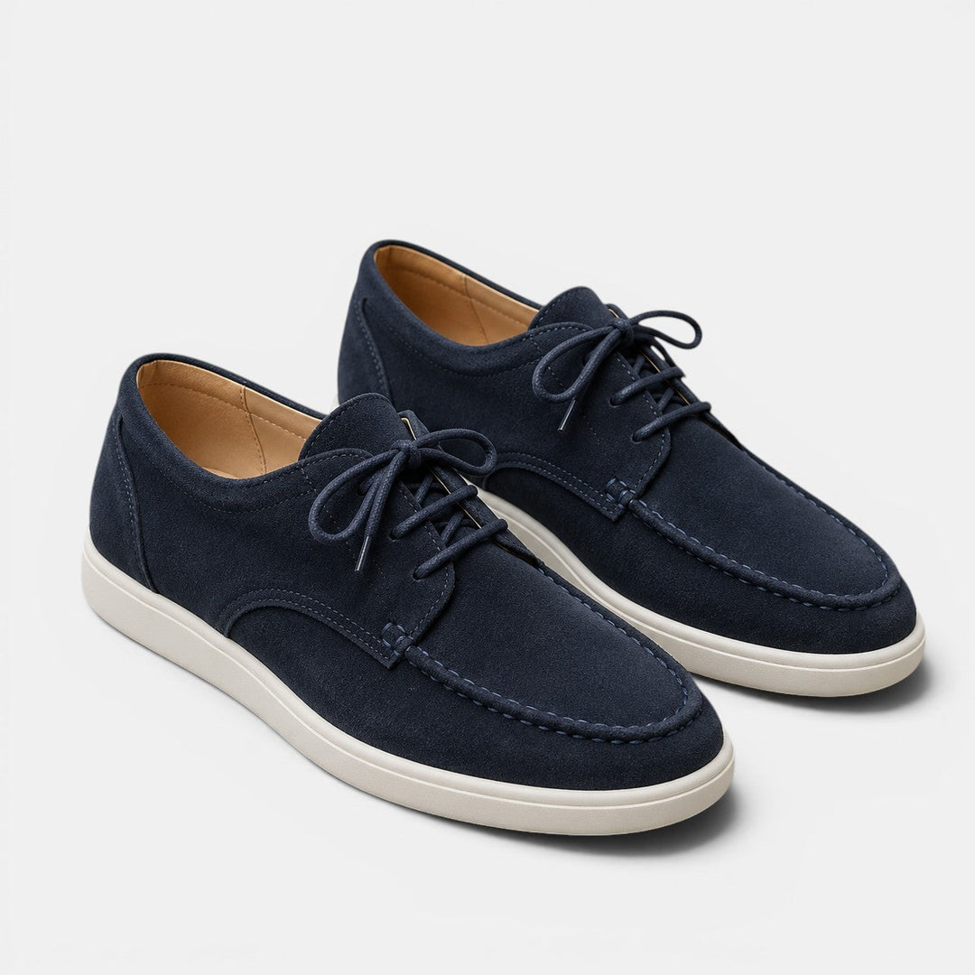 Lilian | Lace Up Shoes with Moc Toe Design