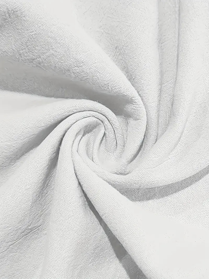 Babaev | Drawstring Wide Leg Linen-Style Trousers