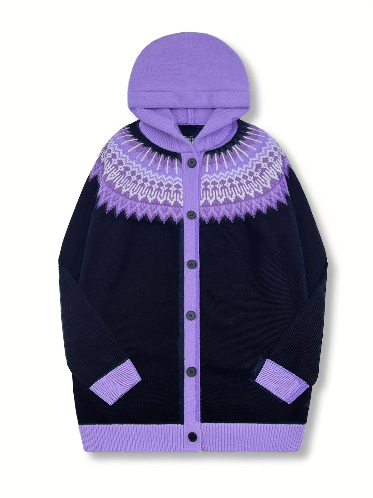 Peneeuva | Hooded Long Sleeve Winter Jumper