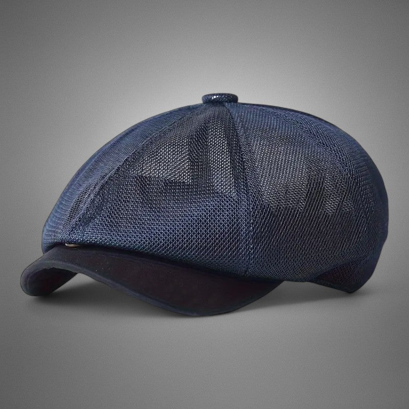 Zophiel | Light Grey Mesh Flat Cap