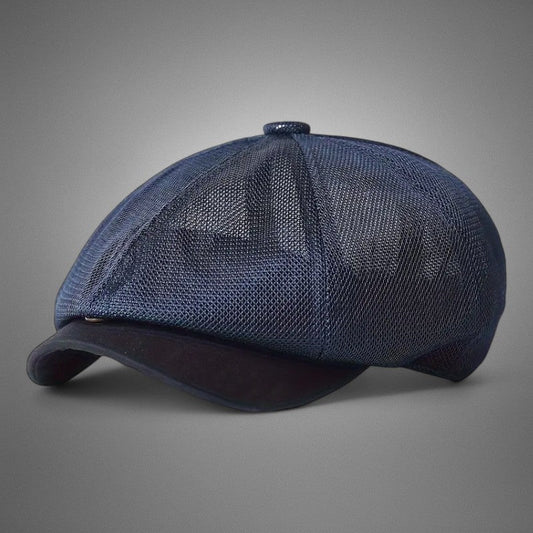 Zophiel | Light Grey Mesh Flat Cap