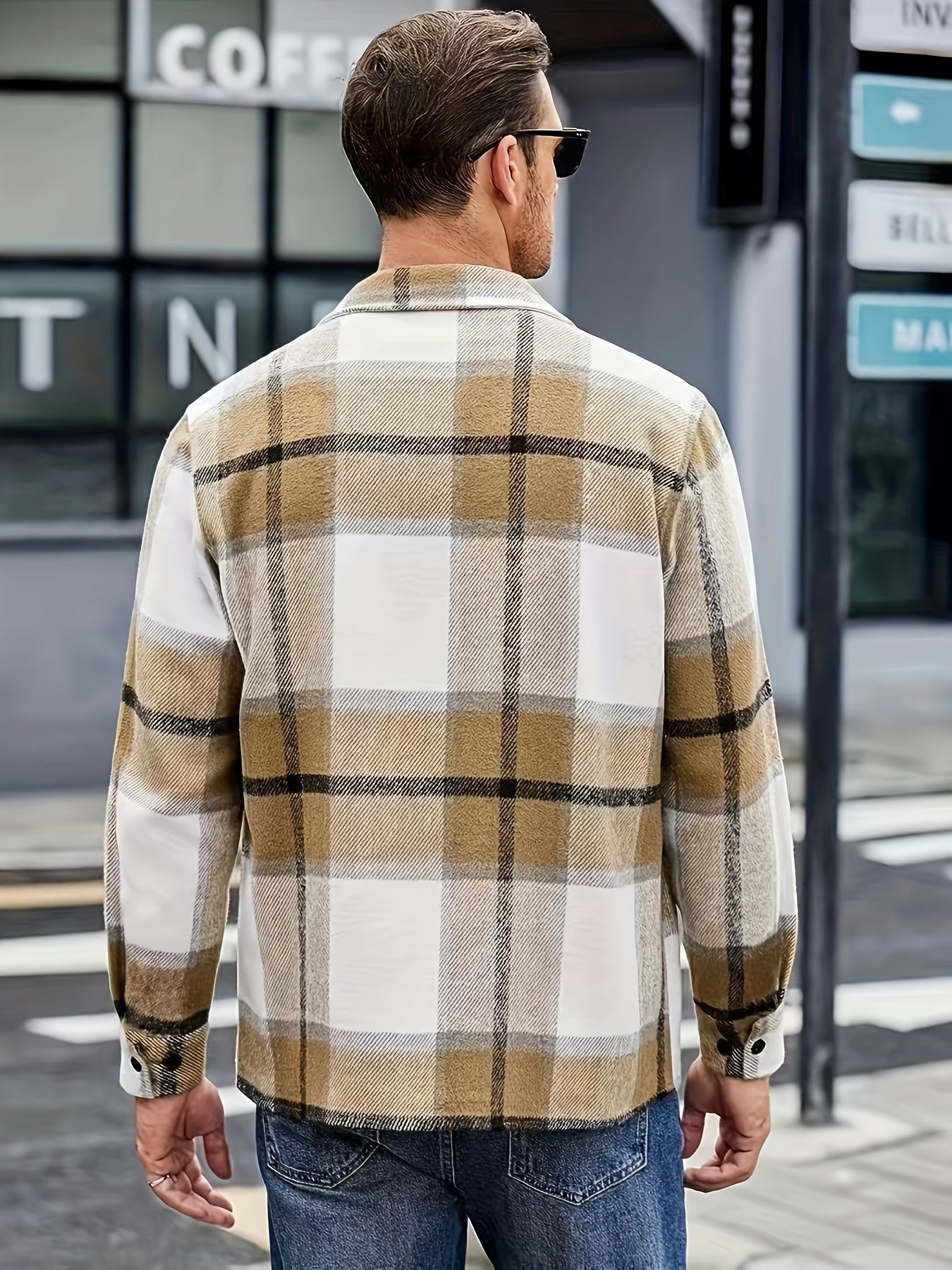 Bobby | Shirt Jacket with Long Sleeves and Checks