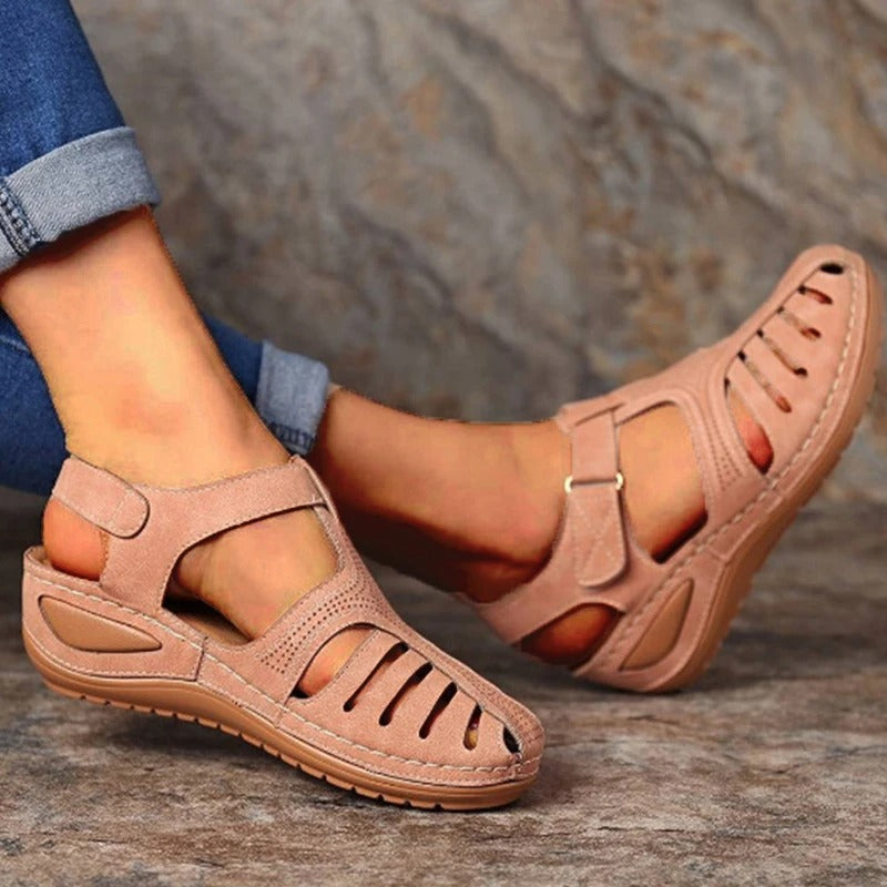 Leola | Closed Toe Cut-Out Outdoor Sandals