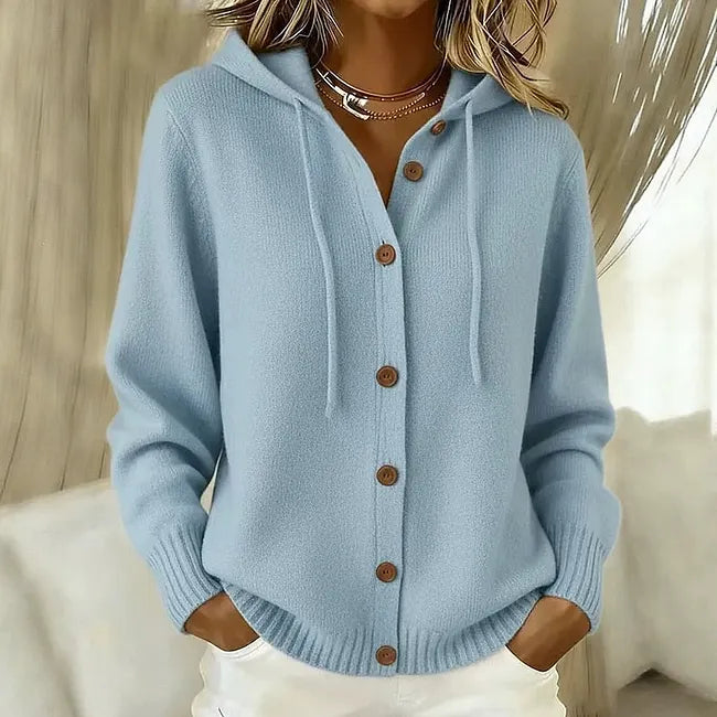 Giliza | Cardigan With Hood And Button Front