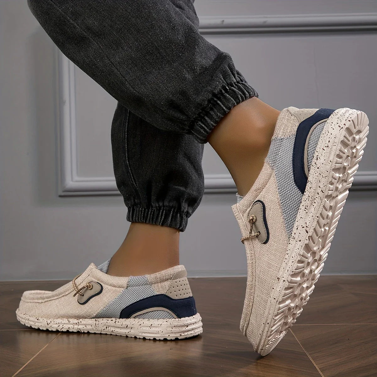Hayes | Slip On Casual Canvas Trainers