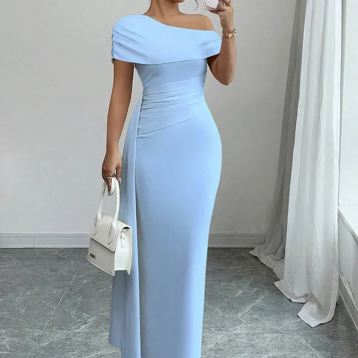 Bianca | One Shoulder Maxi Dress in Multiple Colours