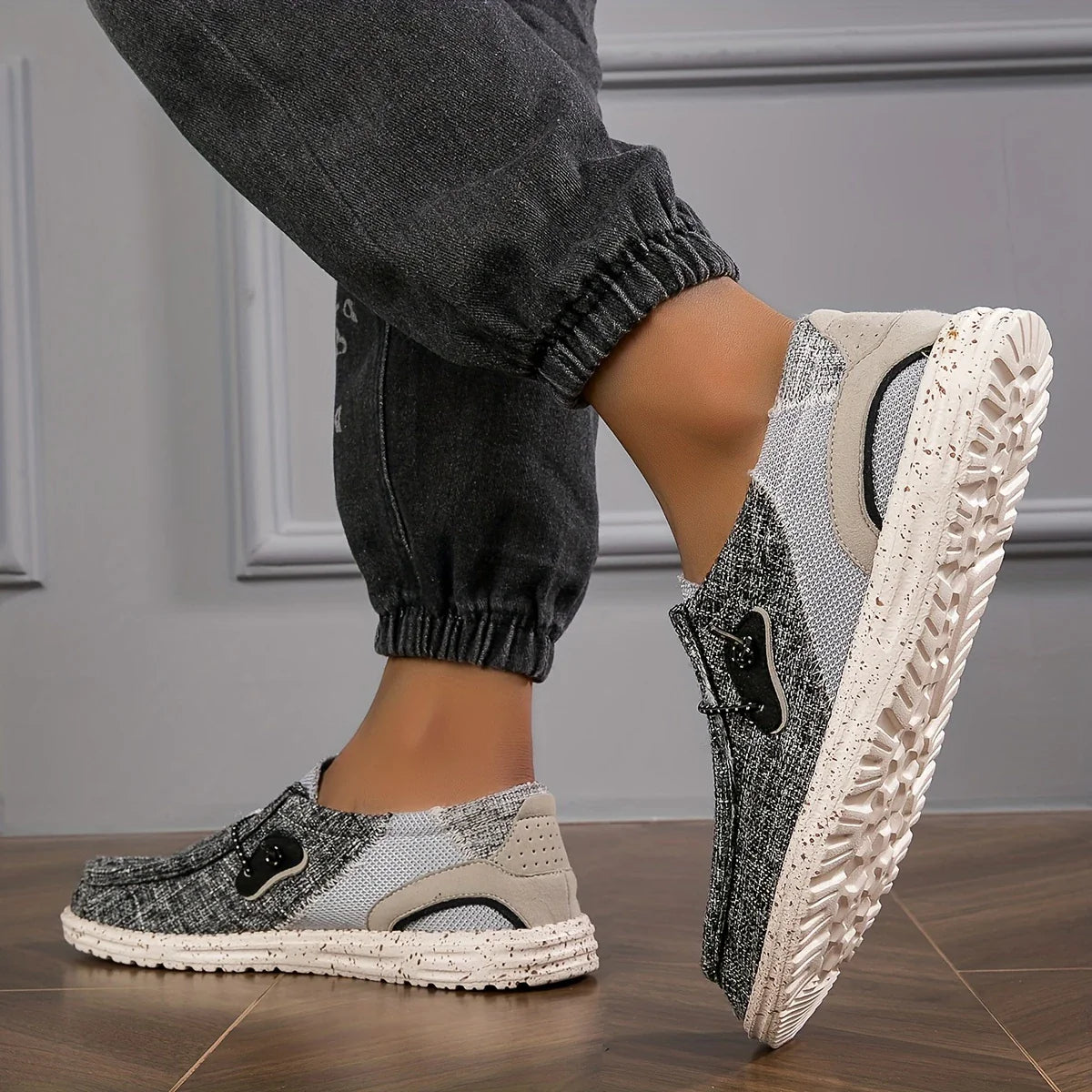 Hayes | Slip On Casual Canvas Trainers
