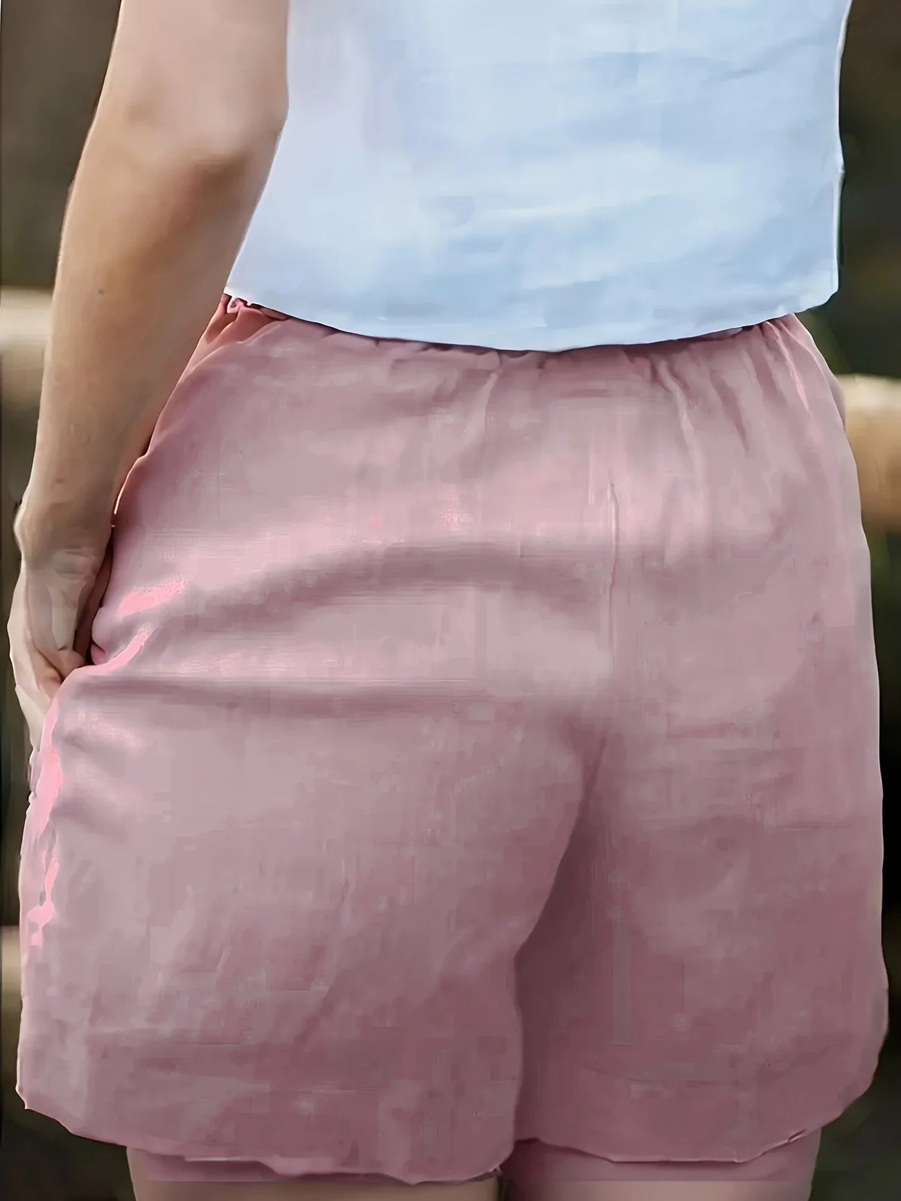Niamh -| Casual Drawstring Summer Pocket Shorts