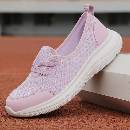 Firsova - Mesh Slip On Trainers Lightweight Sole