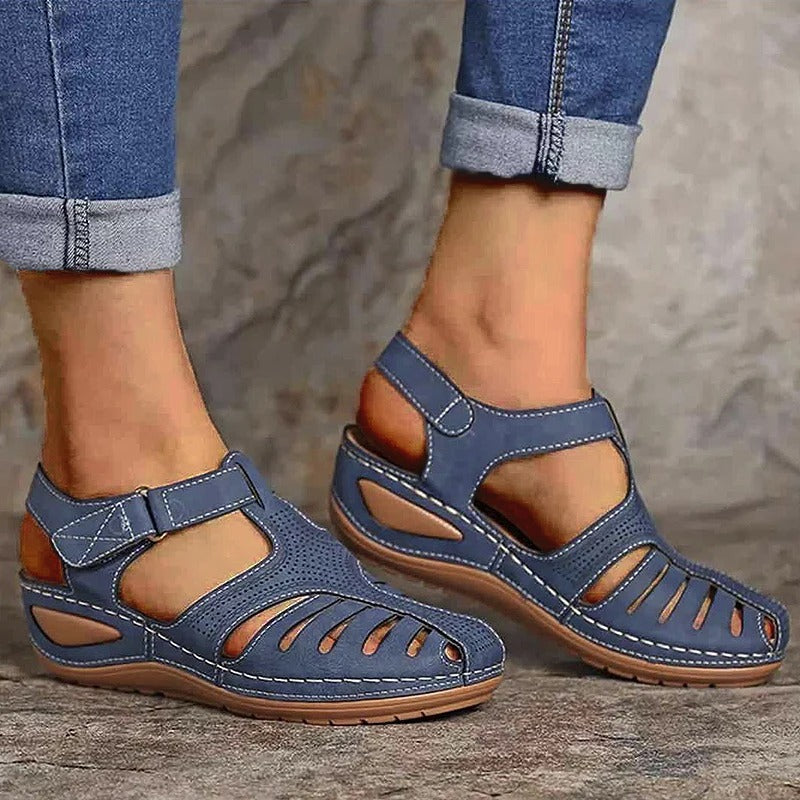 Leola | Closed Toe Cut-Out Outdoor Sandals