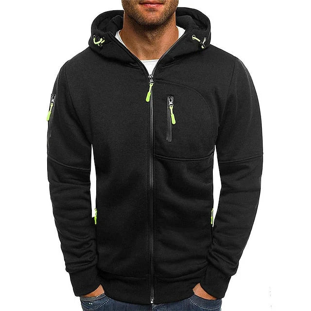Clark | Cardigan with Hood, Zip and Pockets
