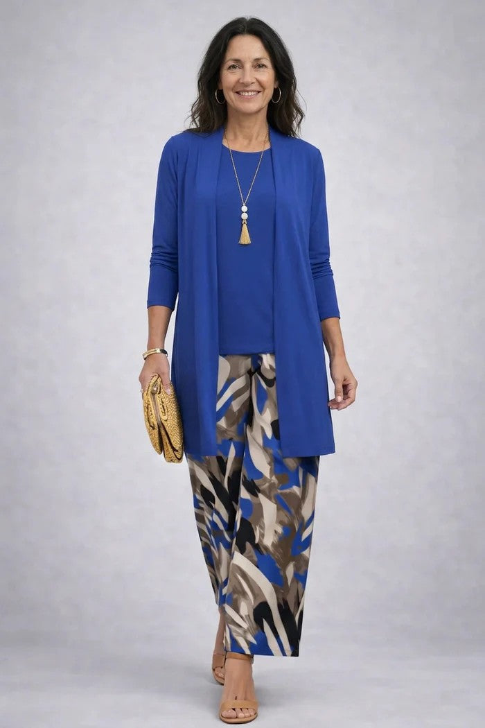 Giota | Floral Three Piece Trouser Set