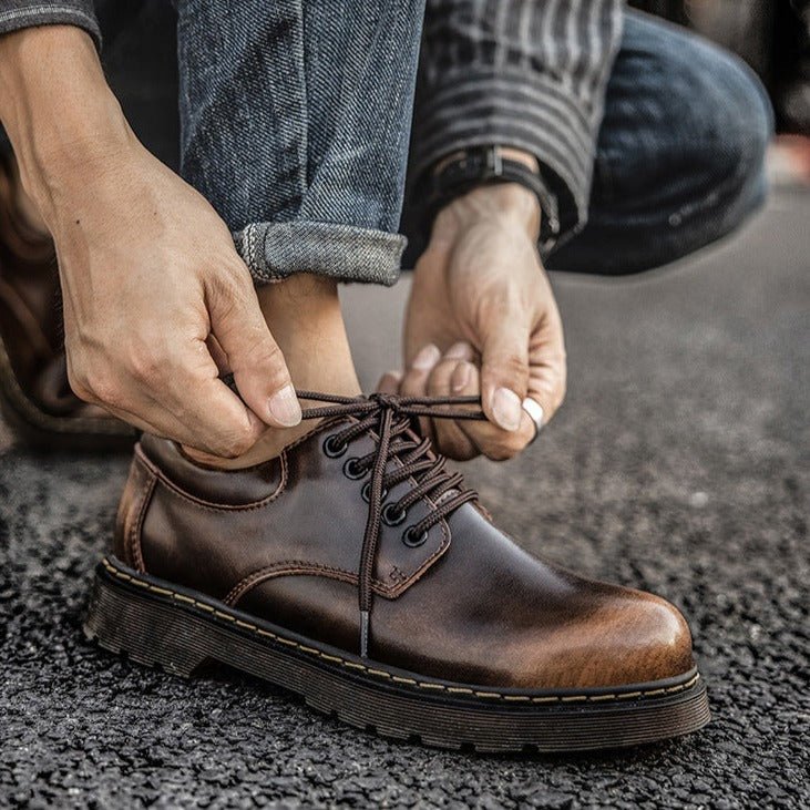 Davey | Derby Shoes with Laces and Chunky Soles