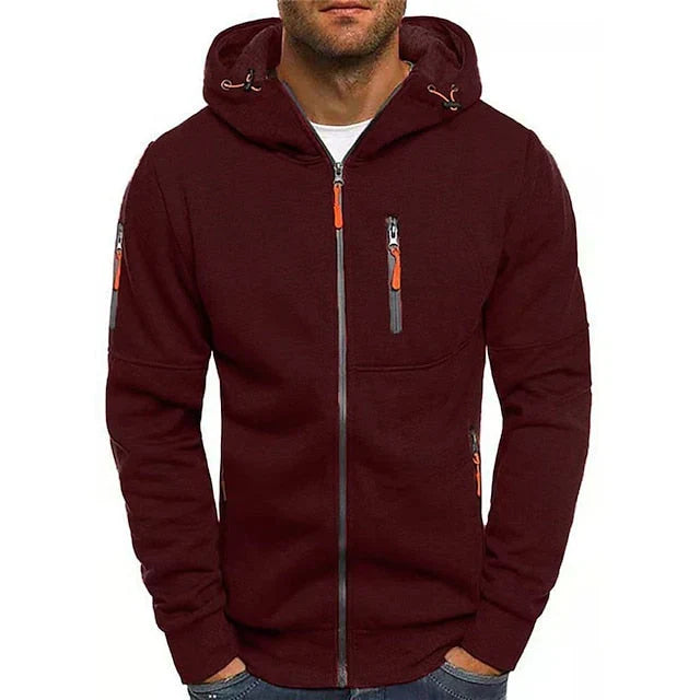 Clark | Cardigan with Hood, Zip and Pockets